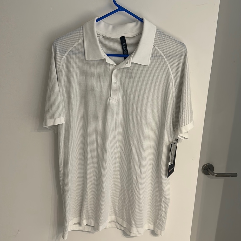 Lululemon metal vent tech polo - white - XL - NWT